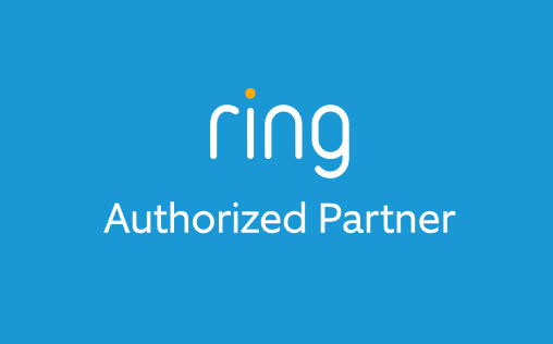a logo of Ring, a authorized partner of electronic office.